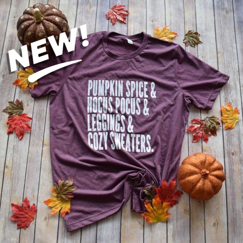 Pumpkin spice hocus pocus leggings sweaters shirt